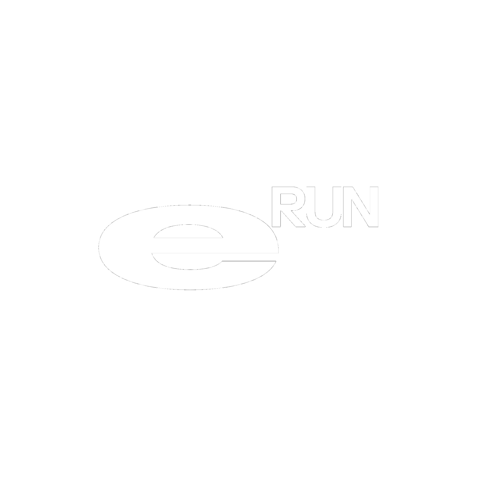 eRUN logomark — light